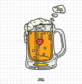 24 Beer Rock T-shirt(Black)
