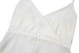 Lisha wrap sleeveless (white)