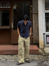 Down pigment dining cargo pants