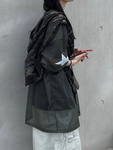 ウィングクロスメッシュTシャツ