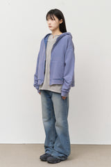 Noven Washed Zip Hoodie