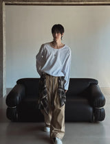 ヌーク ベーシック Uネック ロングスリーブ ティーシャツ