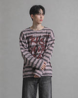 (UNISEX)トラスト ストライプ ニット