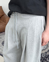 レデンダブルピンタックスウェットパンツ