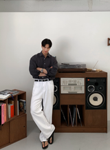 Wonderant Ice Cotton Linen Overfit Shirt