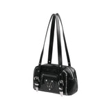 KONIC METAL LOGO STUD SHOULDER BAG UNISEX