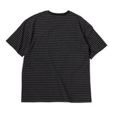 Untitled Starrynight Small Stripe Short Sleeve Black Charcoal