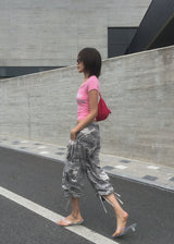 CAMO CAPRI PANTS (2color)