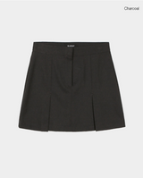 [MADE] Front Closure Mini Pleated Skirt