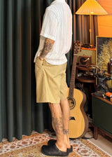 Half-Banded Two-Tuck Wide Shorts 4COLOR