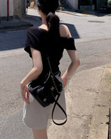 Bibi off-shoulder knitwear