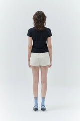 KIRSH PLAIN SLIM FIT PIQUE T-SHIRT - DARK NAVY