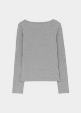 [B-BASIC] リベッドラウンドネックロングスリーブT (2 SIZE)