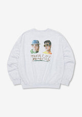 [SEMADE] Boys Back Printing Sweatshirt
