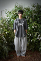 MU-WI PRT.ボックス 1/2 Tシャツ (Charcoal)