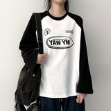 E-Farm Color Raglan Long Sleeve T-shirt