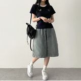 Motz color scheme two-line track line short sleeve tee