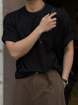 Soft sig roll-up short sleeve t-shirt