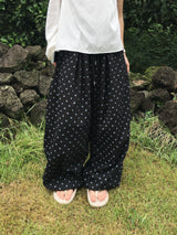 ポルカドットワイドバルーンパンツ (2c)