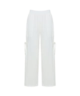 Embo Flower Easy Banding Wide Pants ( 2 colors )