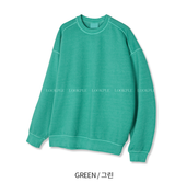  Logane Supima Cotton Pigment Overfit Incision Sweatshirt