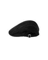Embroidered Hunting Cap _ BLACK