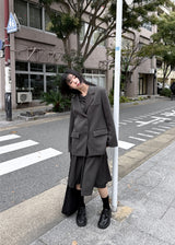 マルチレイヤードラップスカート