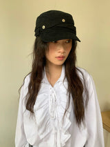 Belted point military cap(2c)