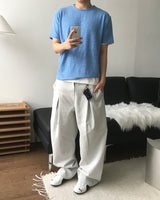バレル ツータックデニムパンツ