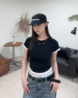 Riden layered crop top