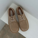 ASCLO Suede Low Derby Shoes