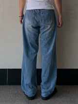 Flame Semi Wide Linen Pants
