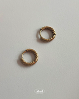 ヴィンテージゴールドピアス