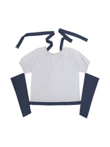 STARRY PENDANT BACK RIBBON TOP