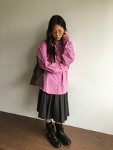 ペーパー ドロップ シャツ (4color)