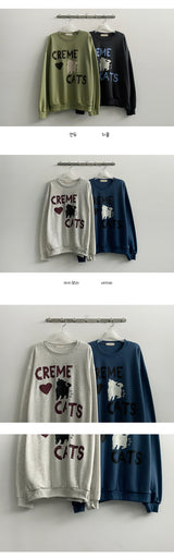 クレムキャットオーバースウェット (4 colors)