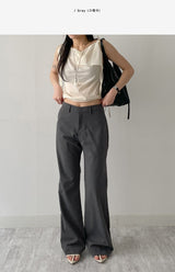 [Unisex] Summer Bootcut Wide Slacks