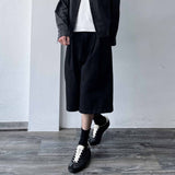 Aライン シルエット ハイストリート ツイルショーツ