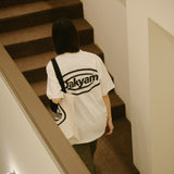 DAKYAM 2025S/S デアトゥードリームロゴプリンティングTシャツ