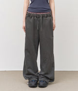 Hang Pigment Sagging Pants