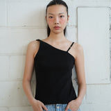 シングルバックルスリーブレス_black