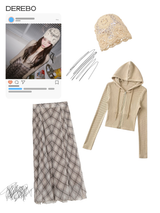 Smoothie Slim Ribbed Hood Zip-Up