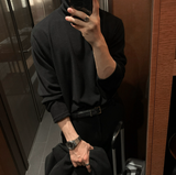  Urban Solid Radar Turtleneck Long Sleeve T-tee