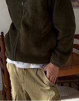 [Unisex] Sheep hair fleece jacket(6color)
