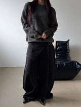[Unisex] モヘアヘビーニット(2color)