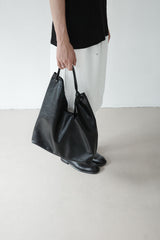 minimal knot shopper bag