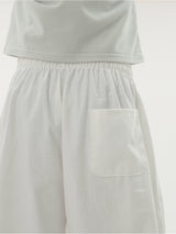 Margarine linen wide pants -4C