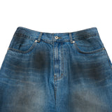 24FW  COATING WASHING WIDE DENIM PANTS DARK BLUE