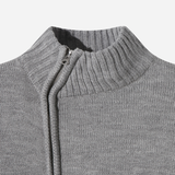 Dig Crop Knit Zip-up