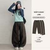 Three lengths🤎Kakao Semi-Wide Cotton Wide Banding Pants (4 colors)